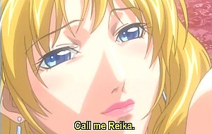 Horny hentai couple having honey sex