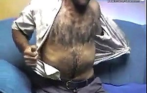 Hot Hairy Turkish Daddy Jacks Off Solo