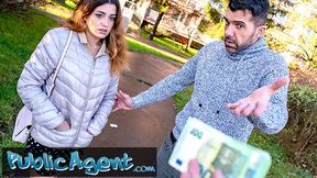Public Agent Hot Spaniard Pleases Husbands' Needs with BJ and Fucking