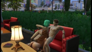 Gangbang! Four have sex in a restaurant | PC gameplay