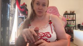 JOI from teasing, seductive milf with big, heavy boobs