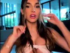 Lyna Perez Nude See-Through Nipple Slip OnlyFans Video