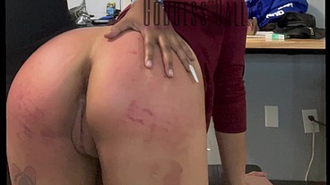 Extreme Impact Slut spanked and stuffed