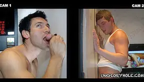 Hardcore Gloryhole Action ~ Alexander Garrett & Shawn Young Unleashed