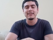 Sexy confident white cock show off