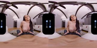 Ariana Marie captivates with petite charm in daring virtual intimate scene