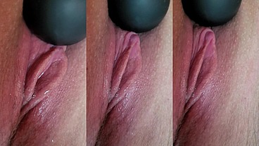 Camila Voluptas tendo orgasmo real bem de pertinho, zoom no grelinho latejando, gordinha ruiva com a buceta lisinha e bem molhada, milf deliciosa - Completo no RED