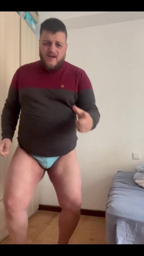 Chubby Man Dancing