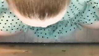 Bbw bimbo wifey at inside-home gloryhole deepthroating tittyfuck