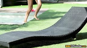 IR anal&#x1F44C; babe deepthroats black dick&#x1F32D; and gets fucked outdoors