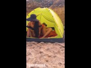 Me follo a PUTA desconocida en playa nudista de México