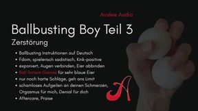 Ballbusting Boy Teil 3 | Avalee Audio | German | JOI | CBT | Edging | Sweet and Cruel | Denial | Female Orgasm | Harte Hand | Keine Harten Worte | Aftercare | Anweisungen für süße Masochisten