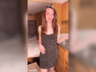 Trans Cutie in Summer Suit Gives a Large Ramrod Jizz flow