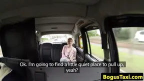 Amateur british cocksucker takes a taxi ride