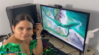 Step Sister Gets Me Watching PORN and Asks Me to Break Her ASS