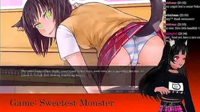 Petite VTubers Spook Spark Lust in Lewd Nekos Halloween Fantasy