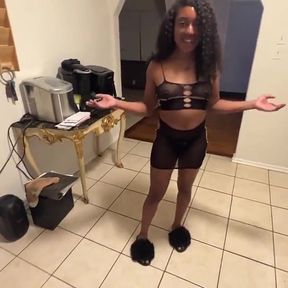 Stepdaughter Addicted to Anal Going Out on Date End up Fuck Stepdad