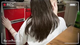 [POV] Japanese girl who gives blowjobs anytime and anywhere