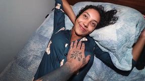 POV - Accidental Creampie with Brazillian Natural Tits Nati Roza