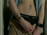 Sensual Twink Undress and Jerk Session