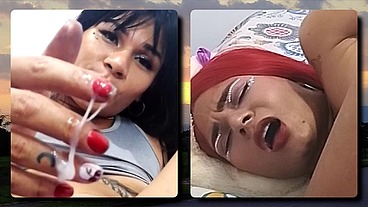 TS Angelique Monroe - Orgasm Face Collection