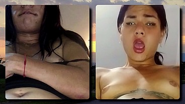 TS Angelique Monroe - Orgasm Face Collection