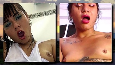 TS Angelique Monroe - Orgasm Face Collection