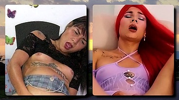 TS Angelique Monroe - Orgasm Face Collection