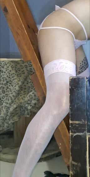 Femboy playing alone