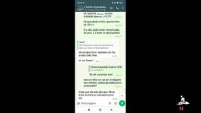 EXCLUSIVO - Marido mandou mensagem para marcar o atendimento de sua esposa