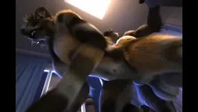 Alice and Rin Enjoy Steamy Furry Yiff Session with Horse – Cumshots & Creampie