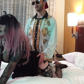 Rapper Fucks Goth Trans Girl Doggystyle