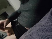 Sexy CD strokes big cock to sissygasm (vanessa kells) Teaser