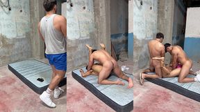 sudando las calorias con un vato rico, peludo y con culo viegen
