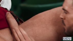 Paddy OBrian Big Cock Destroys Dean Youngs Pub Ass Gushing Cum Facial