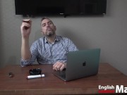 Cigar smoking boss JOI and ruined orgasm PREVIEW