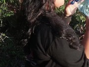Colombiana culona y tetona tiene sexo al aire libre con el amigo de su novio en lugar publico