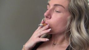 Krystal Smokes And Stretches