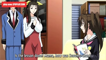 Hentai - Busty Step Mom Gives a Sex Class to her Young Step Daughter [Subtitled]