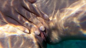 Masturbating in the Sea – Naked Swimming, Floating & Underwater Pussy Play