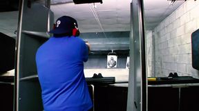Sexy Teen Gets Picked up at Shooting Range Only to Fuck Hung Stud and Get Cum Shot on Her Tight Stomach