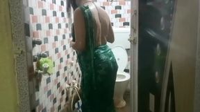 Indian Bhabhi Was Taking Bath Then Brother in Law Fucked Bhabhi