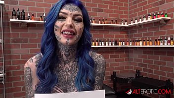 Raucous Aussie vixen gets anal&#x1F44C; ink job after vigorous sex romp w/ tattoo dude