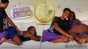 BLACK TGIRLS - A Game of Desire with Sexy Black Cherry