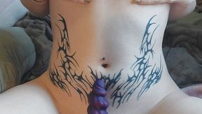 Slow tentacle riding and grinding - slightly creamy and very wet