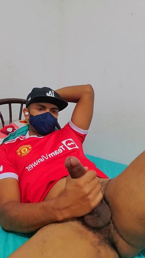 Huge Cock Is Masturbated