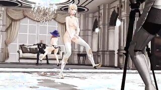 Genshin impact West Wind Knights' Work 3d cartoon mmd r18 animation nsfw