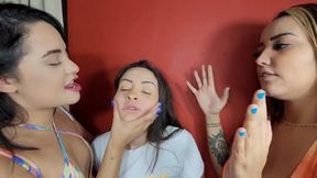 Punishing Poor Isis with Silly Faces - By Babi Ventura and Thay Flores - CLIP 2