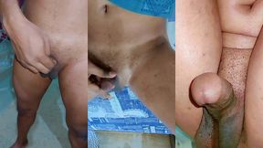twink with small penis funny masturbating and pissing