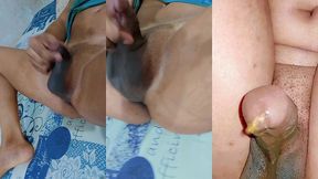 twink with small penis funny masturbating and pissing